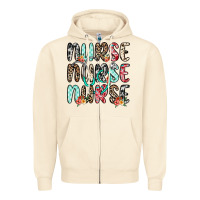 Sandshell nurse nurse nurse Zipper Hoodie - NancyCooperArtShop
