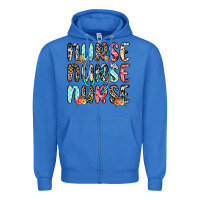 True Royal nurse nurse nurse Zipper Hoodie - NancyCooperArtShop