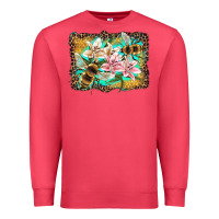 Cardinal bees and lilies with leopard Premium Sweatshirt - Artiststas