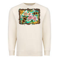 Sandshell bees and lilies with leopard Premium Sweatshirt - Artiststas