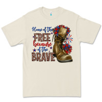 Bone home of the free because of the brave Premium Tee - Zillion Design Studio