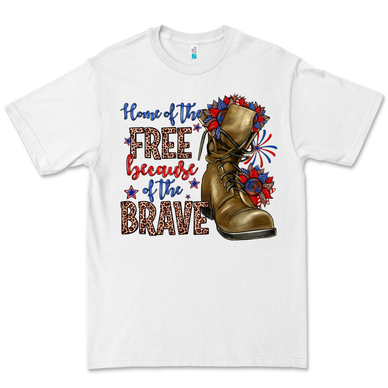 Home Of The Free Because Of The Brave Premium Tee by Zillion Design Studio | Teevron