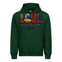 Forest Green love came down luke 2 11 Urban Hoodie - CowGirlArtShop