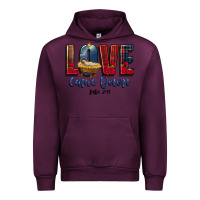 Mauve Wine love came down luke 2 11 Urban Hoodie - CowGirlArtShop