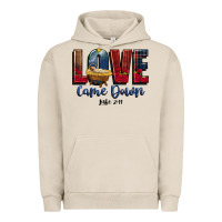 Pigment French Oak love came down luke 2 11 Urban Hoodie - CowGirlArtShop