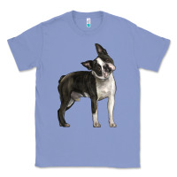 Colony Blue Boston Terrier Classic Tee - LillyAllenDesigns