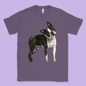 Boston Terrier Classic Tee Designed By Lillyallendesigns