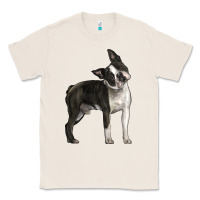 Natural Boston Terrier Classic Tee - LillyAllenDesigns