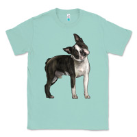 Seafoam Boston Terrier Classic Tee - LillyAllenDesigns