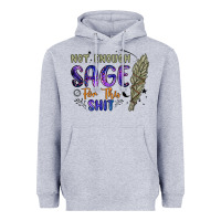 Heather Grey not enough  sage for this shit Heavyweight Hoodie - Artiststas