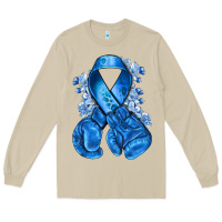 Mushroom blueribbon with boxing gloves Long Sleeve Tee - NancyCooperArtShop