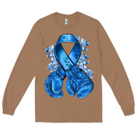 Toasted Coconut blueribbon with boxing gloves Long Sleeve Tee - NancyCooperArtShop