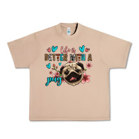 Burro life is better with a pug Urban Heavy Tee - Jasminsmagicworld