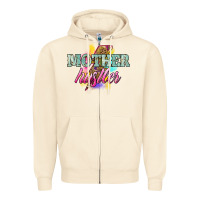 Sandshell mother hustler lightning bolt Zipper Hoodie - NancyCooperArtShop