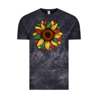 Cloud Black juneteenth sunflower Vintage Tee - Artiststas