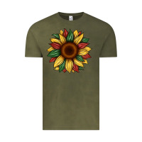 Vintage Olive juneteenth sunflower Vintage Tee - Artiststas