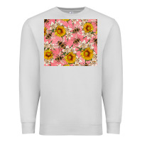 Dove Grey bees and flowers Premium Sweatshirt - Artiststas