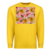 Lemon bees and flowers Premium Sweatshirt - Artiststas