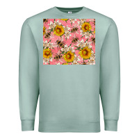 Seafoam bees and flowers Premium Sweatshirt - Artiststas
