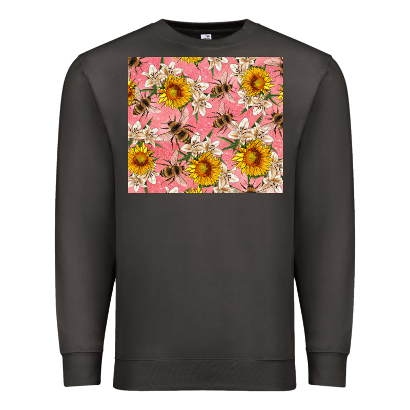 Bees And Flowers Premium Sweatshirt by Artiststas | Teevron