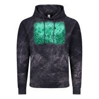 Cloud Black green glitter background Vintage Hoodie - JahusDesignShop