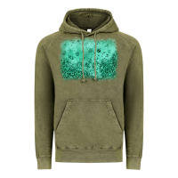 Green Glitter Background Vintage Hoodie | Teevron