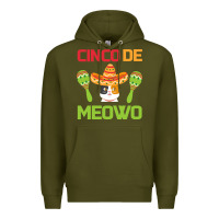Army Green Cinco De Meow Premium Hoodie - Bettercallsaul
