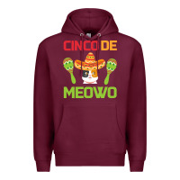 Burgundy Cinco De Meow Premium Hoodie - Bettercallsaul