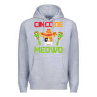 Heather Grey Cinco De Meow Premium Hoodie - Bettercallsaul