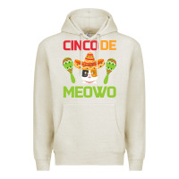 Oatmeal Heather Cinco De Meow Premium Hoodie - Bettercallsaul