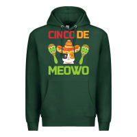 Sports Green Cinco De Meow Premium Hoodie - Bettercallsaul