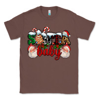 Chestnut santa baby with santa and christmas tree cake Classic Tee - AdoDesignShop