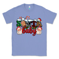 Colony Blue santa baby with santa and christmas tree cake Classic Tee - AdoDesignShop