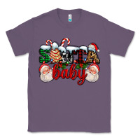Lavender santa baby with santa and christmas tree cake Classic Tee - AdoDesignShop