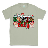 Matcha santa baby with santa and christmas tree cake Classic Tee - AdoDesignShop