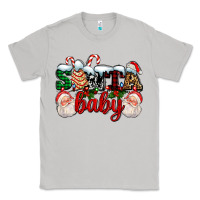 Santa Baby With Santa And Christmas Tree Cake Classic Tee | Teevron
