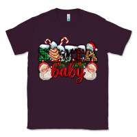 Plum santa baby with santa and christmas tree cake Classic Tee - AdoDesignShop