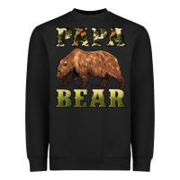 Black papa bear Heavyweight Sweatshirt - Artiststas