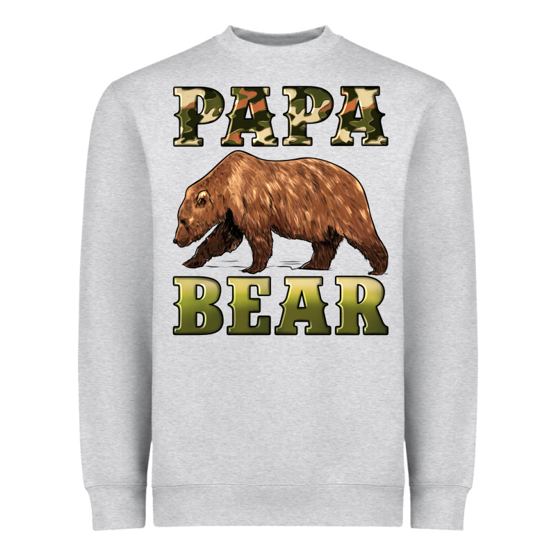 Papa Bear Heavyweight Sweatshirt by Artiststas | Teevron