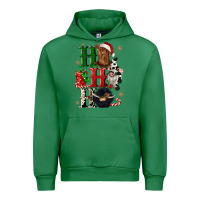 Emerald ho ho ho heifer cow gnomies Urban Hoodie - CowGirlArtShop