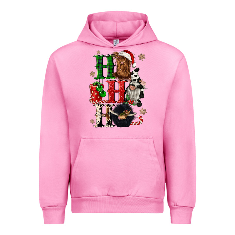 Ho Ho Ho Heifer Cow Gnomies Urban Hoodie by CowGirlArtShop | Teevron