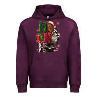 Mauve Wine ho ho ho heifer cow gnomies Urban Hoodie - CowGirlArtShop