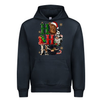 Navy ho ho ho heifer cow gnomies Urban Hoodie - CowGirlArtShop