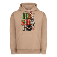 Pigment Burro ho ho ho heifer cow gnomies Urban Hoodie - CowGirlArtShop