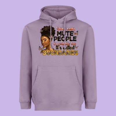 You Can Mute People In Real Life Too It's Called B Heavyweight Hoodie Designed By Artiststas