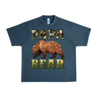 Midnight Navy papa bear Urban Heavy Tee - Artiststas