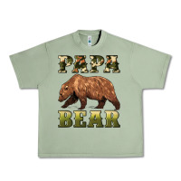 Oil Green papa bear Urban Heavy Tee - Artiststas