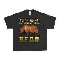 Pigment Black papa bear Urban Heavy Tee - Artiststas