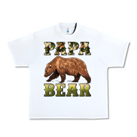 White papa bear Urban Heavy Tee - Artiststas