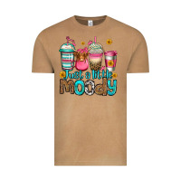 Just A Little Moody Coffee Cups Vintage Tee | Teevron